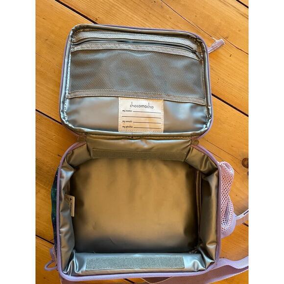 Kids School Space/Galaxy purple&blue lunchbox. Adjustable strap. insulated. - Picture 5 of 7